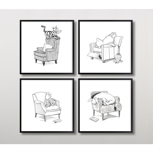 Minted® Disney's Winnie the Pooh Wall Art by Stefanie Lane | Pottery Barn Kids