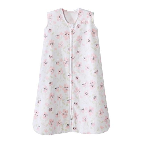 HALO SleepSack, 100% Cotton Wearable Blanket, Swaddle Transition Sleeping Bag, TOG 0.5, Wildflower Blush, Medium, 6-12 Months