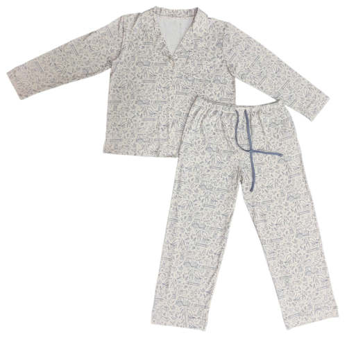 Sweet Homestead Women's Button Up Long Sleeve Set