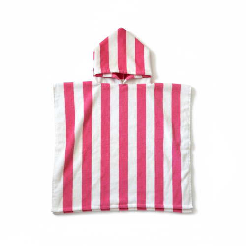 Mainstays Reversible Hooded Towel, Pink Stripe, 1 Piece, 24" x 48" - Walmart.ca