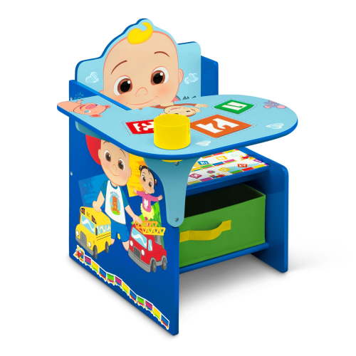 CoComelon Chair Desk with Storage Bin by Delta Children - Greenguard Gold Certified