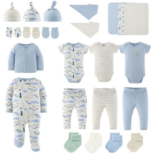 The Peanutshell 23pc Newborn Baby Boy Clothes, 0-3 Months Baby Outfits