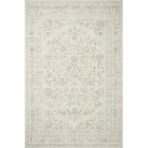 Rifle Paper Co. x Loloi Courtyard Yellow / Multi Area Rug feat. CloudPile | Wayfair