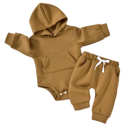 Aalizzwell Infant Baby Winter Hoodie Outfit