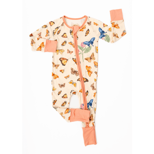 Kensington's Butterflies Bamboo Sleeper – Little Crowns & Capes
