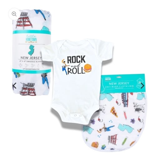 New Jersey (Rock & Roll) Gift Bundle: Baby Essentials – Little Hometown