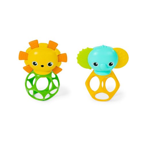 Bright Starts Soother Pals™ Easy-Grasp Lion & Elephant Teether Toys