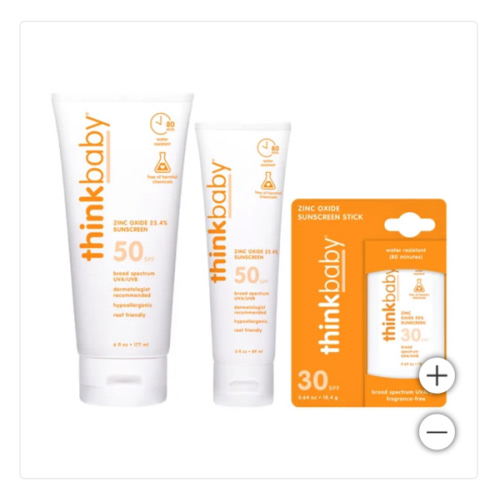 Thinkbaby Sunscreen Lotion + Sunscreen Stick Set