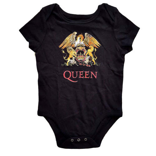 Queen Classic Crest Kids Baby Grow Bodysuit 428146 | Rockabilia Merch Store