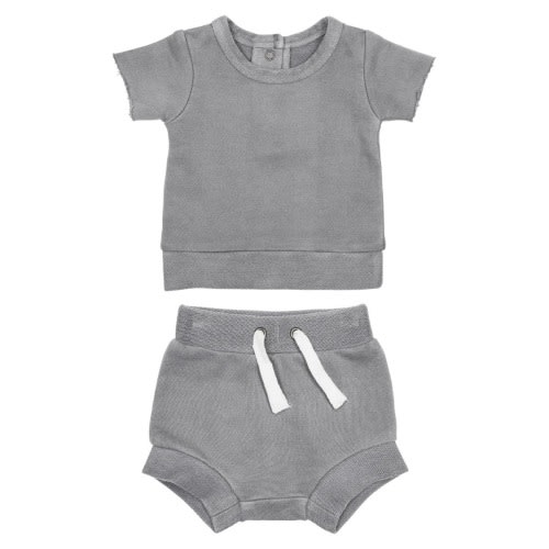 Organic Cotton T-Shirt & Shorts Set, 9-12M