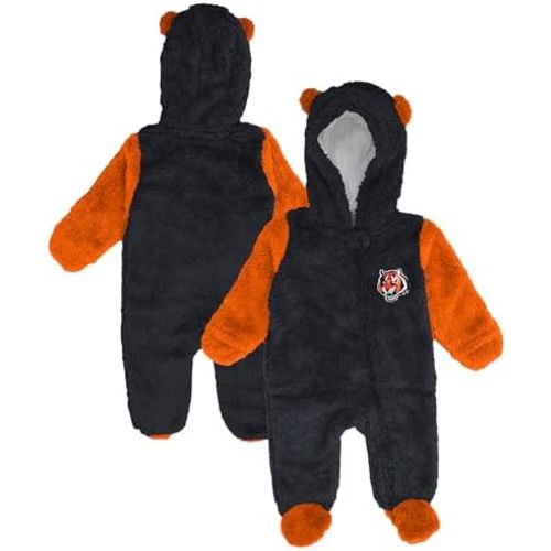 Outerstuff Newborn & Infant NFL Stay Napping Fleece Bunting Full-Zip Sleeper