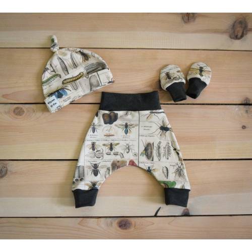 take home outfit : bugs, insect bee baby outfit, organic going home hospital outfit