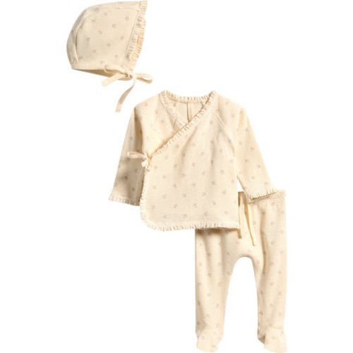 Take Home Organic Cotton Top, Footie Pants & Cap Set, 0-3M