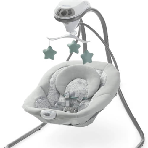 GRACO Simple Sway Swing - Cozy Ivy Baby Swing Seat - Marcy's Store
