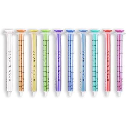 Ryan & Rose Cutie Dose - Baby Medicine Dispenser Syringe (10 Pack)