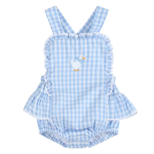 Blue Gingham Goose Lace Bubble – VACE