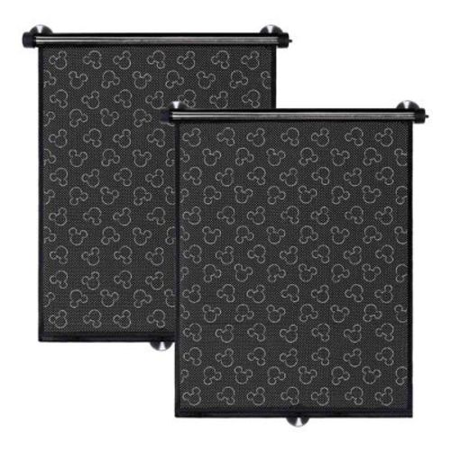 Disney Baby by J.L Childress Pull-Down Car Window Shades, 2 Pack, Black