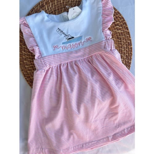 Custom Girls Sportfisher Dress – Baby Girl Marlin Fishing Outfit