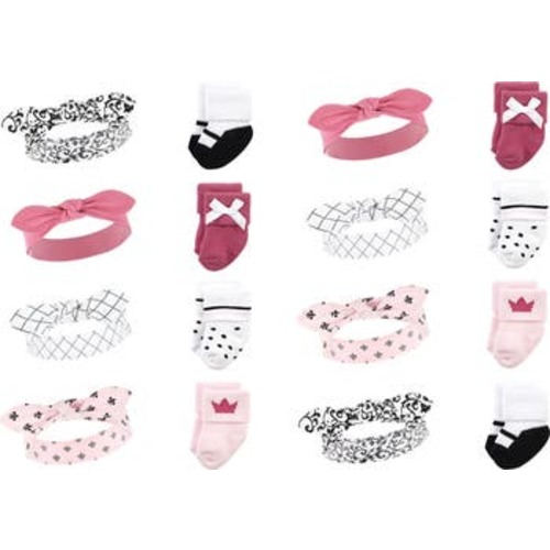16Pc Soft Headband and Socks Giftset