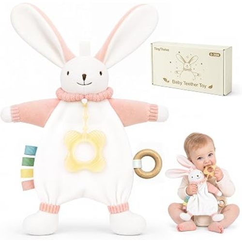 Teething Toys, Loveys for Babies, Soft Fabric, Baby Essentials