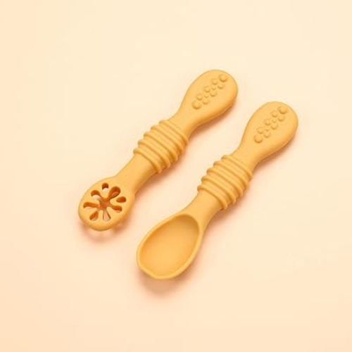 Amazon.com: Baby Flatware Set Silicone Utensil Set Textured Grip Kitchen Tools : Baby