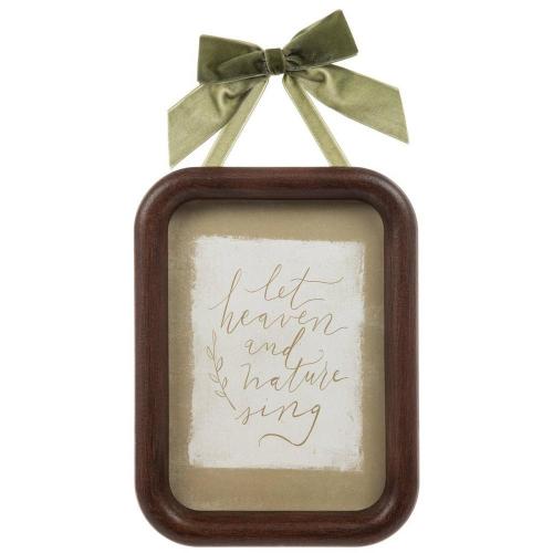 Let Heaven & Nature Sing Wood Wall Decor