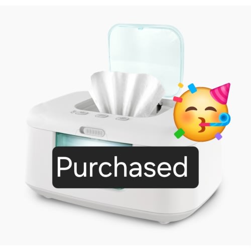 Jool Baby TinyBums Baby Wipe Warmer & Dispenser with LED Changing Light - Aqua