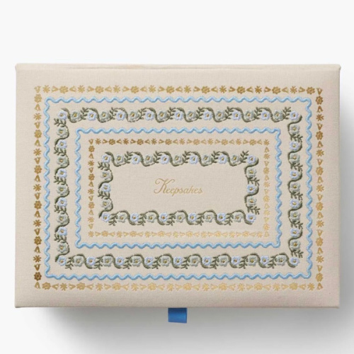 Large Embroidered Keepsake Box – Delphine | Rifle Paper Co.