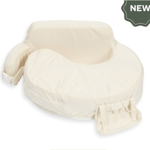 Super Deluxe Oat Nursing Pillow with 100% Organic Cotton Cover