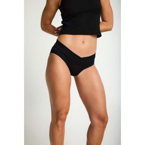 Maternity Brief Super-Overnight Black