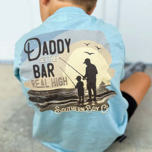 Daddy Set the Bar Boy's Short Sleeve Shirt