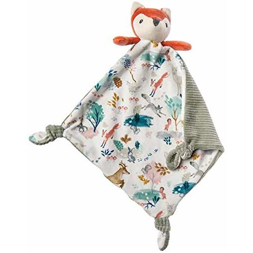 Mary Meyer Little Knottie Lovey Security Blanket, 10 x 10-Inches, Fox