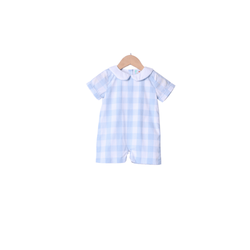 Blue Gingham Shortall