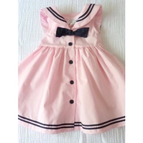 Vintage Sailor Pink Baby Dress