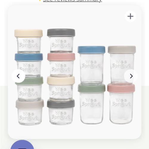 Glass Baby Food Jars | WeeSprout