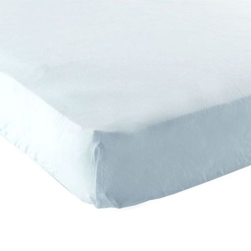 Luvable Friends Baby Boy Fitted Crib Sheet, Blue Solid, One Size