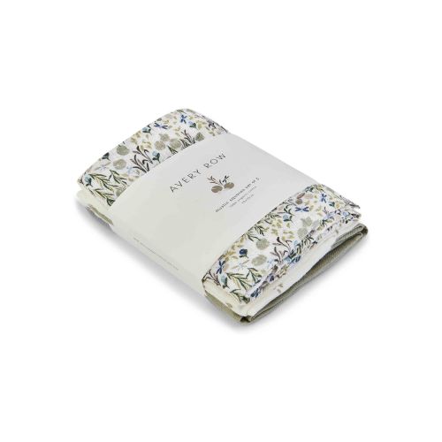 Avery Row Set of 3 Riverbank Muslin Squares