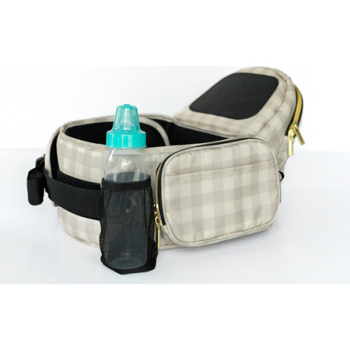 Tushbaby Hip Seat Carrier, Gingham - Tushbaby | Maisonette