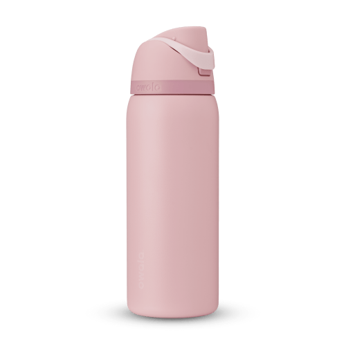 Owala FreeSip Stainless Steel Water Bottle, 32oz, Rose Quartz