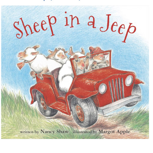 Sheep in a Jeep (board book)
