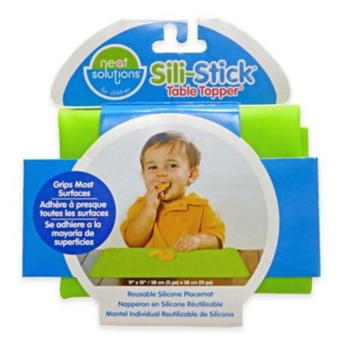 Neat Solutions® Sili-Stick® Table Topper® Reusable Silicone Placemat in Green - GREEN - PLACEMAT