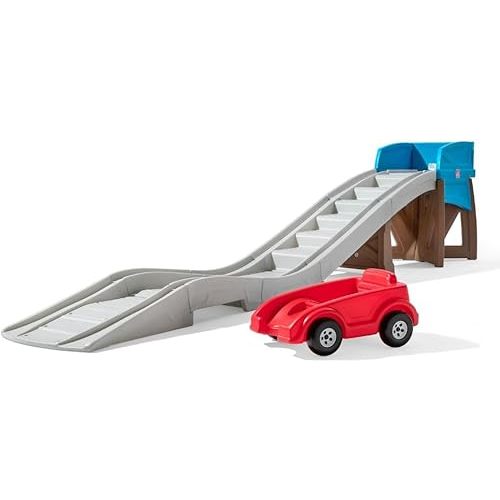 Step2 Extreme Thrill Coaster Kids Ride On Toy, Push Car, Indoor/Outdoor Roller Coaster & Playset, Made of Durable Plastic, Max Weight 75 lbs., for Toddlers 3+ Years Old