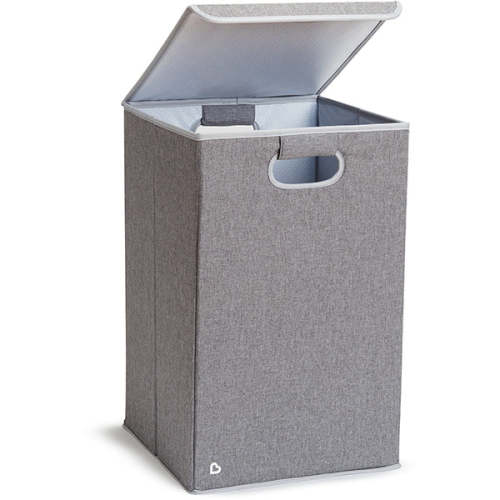 Nursery Hamper | Grey Laundry Hamper | Munchkin