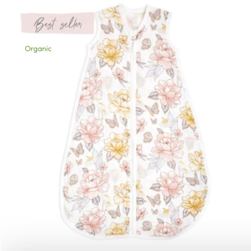 organic cotton light sleep sack TOG 1.0 earthly | aden + anais