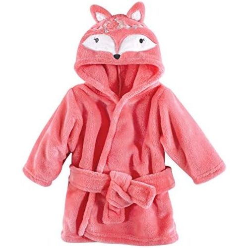 Hudson Baby Unisex Baby Plush Animal Face Bathrobe