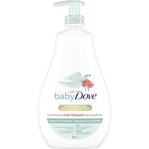 Baby Dove Tip to Toe Baby Wash Sensitive Moisture hypoallergenic and fragrance free 591 ml
