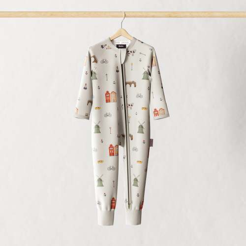Amsterdam Long Sleeve Zipster for Babies