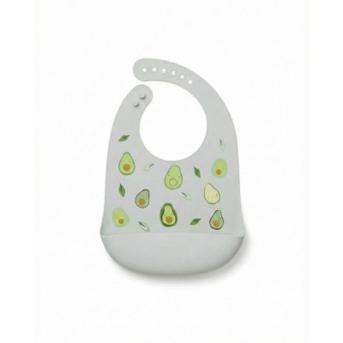 Loulou Lollipop Silicone Bib Printed - Avocado