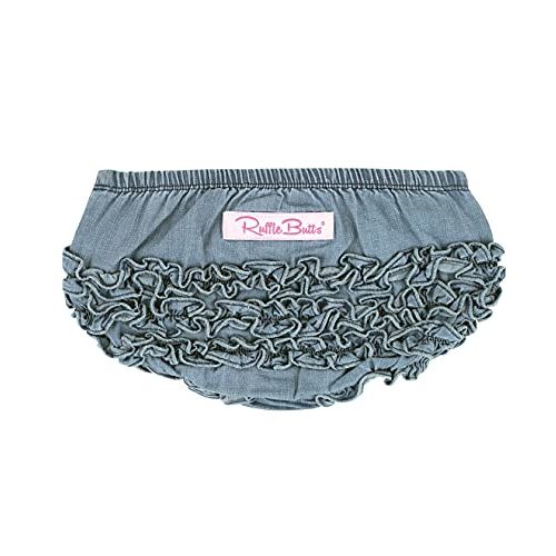 RuffleButts® Baby/Toddler Girls Ruffled Woven Bloomer