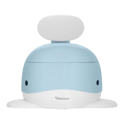 Kindsgut Whale Potty Training Toilet – Ergonomic Toddler Potty for Boys & Girls, Designed in Germany, Non-Slip & Easy Clean, Light Blue